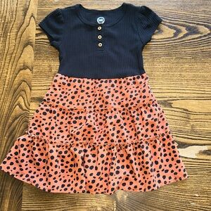 Girls Adorable Leopard Print Dress